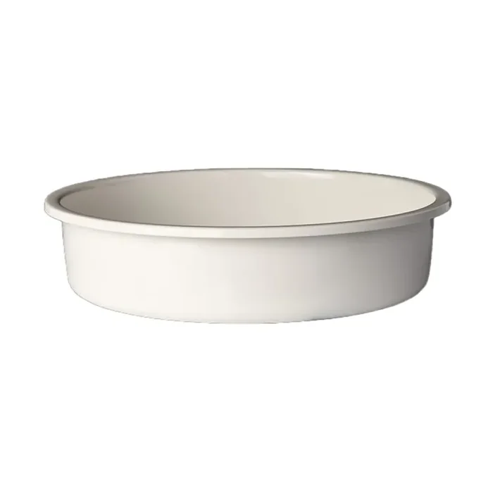 D.W. Haber DW64RFPWT White 4 Quart Food Pan