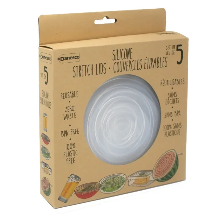 DANESCO Stretch & Fit Lids – Set of 5