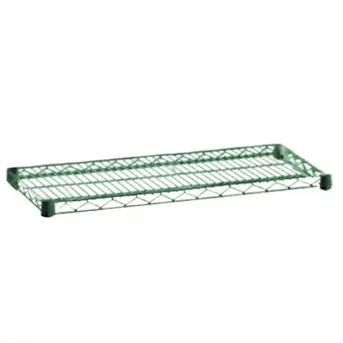 Darling Foodservice 18″ x 30″ Green Wire Shelf