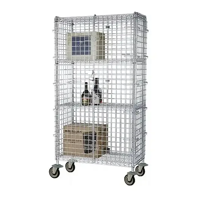 Darling Foodservice 18 x 48 x 63″ Mobile Security Cage