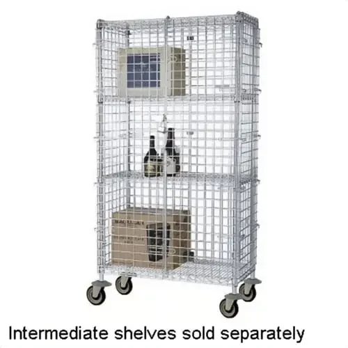Darling Foodservice 24 x 48 x 63″ Mobile Security Cage