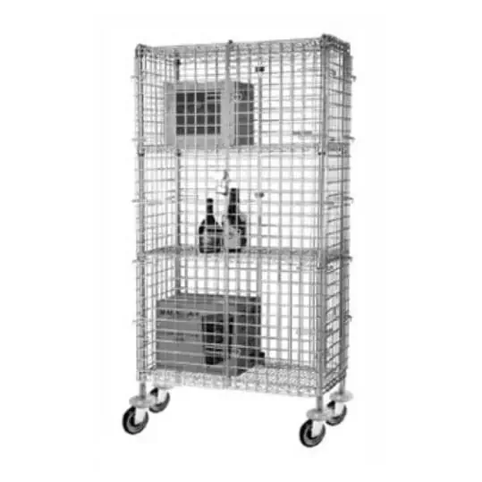 Darling Foodservice 24 x 60 x 63″ Mobile Security Cage