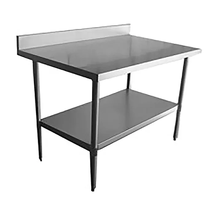 Darling Foodservice 30 x 72″ Work Table w/ Backsplash