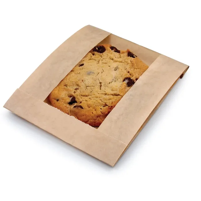 Darling Foodservice 5″ x 7″ x 1.5″ Single-Window Cookie Bag- 500 / CS