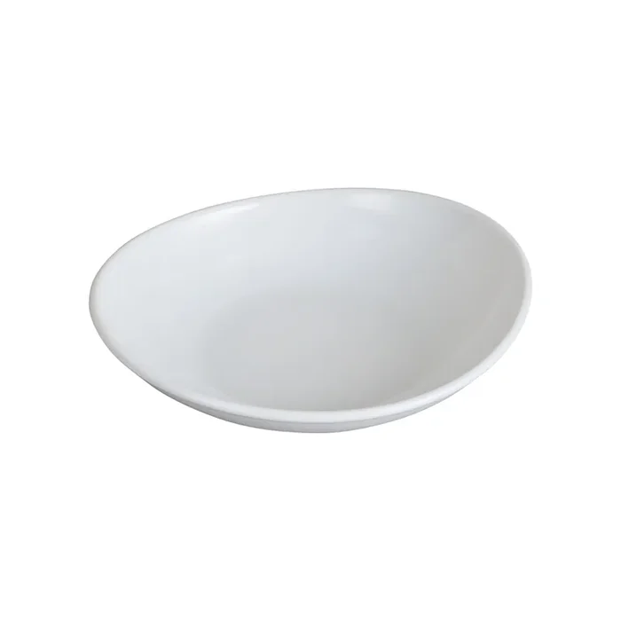 Darling Foodservice Bright White 30 ounce Oblong Pasta Bowl – 12 / CS