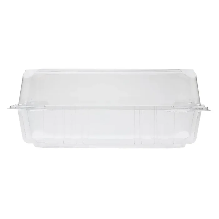 Darling Foodservice Clear 1-Comp 9″ x 5″ Hinged Container – 250 / CS