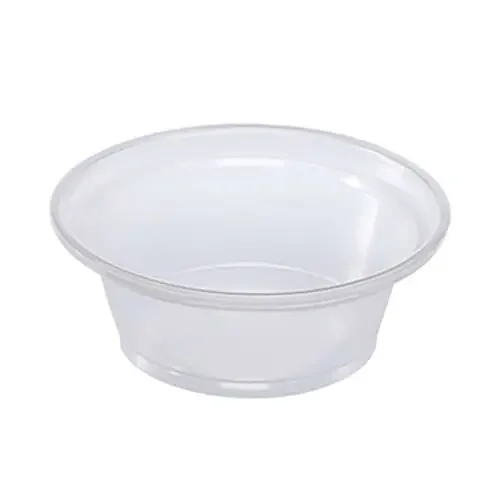 Darling Foodservice Clear 1 Oz. Squat Poly Portion Cup – 2500 / CS
