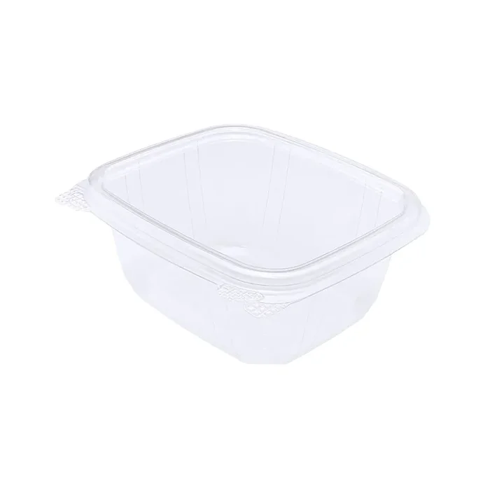 Darling Foodservice Clear Hinged 16 Ounce Deli Container – 200 / CS