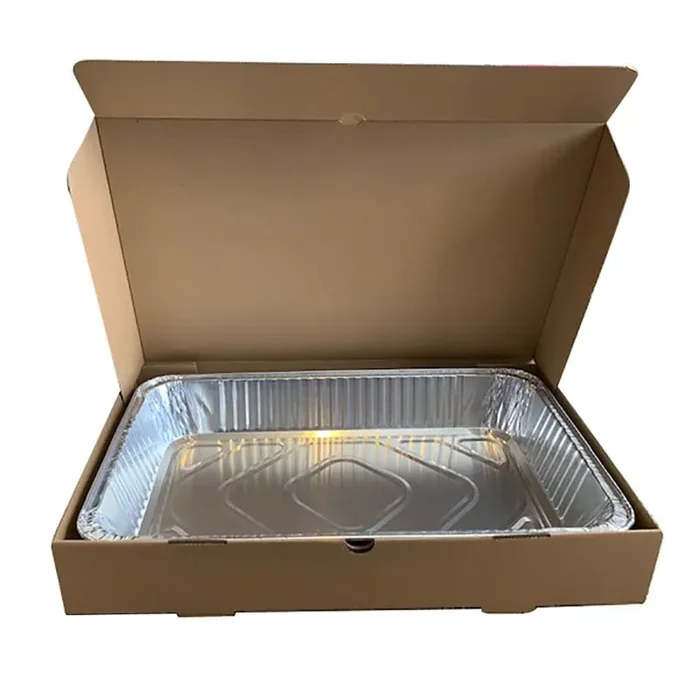 Darling Foodservice E Flute 11 x 13 x 3.25 Catering Box – 25 / CS