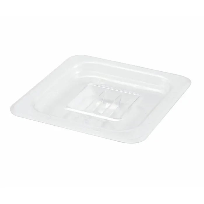 Darling Foodservice Polycarbonate Solid 1/6 Size Cover for Food Pan