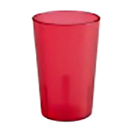 Darling Foodservice Red SAN Pebbled 8 ounce Tumbler – Dozen