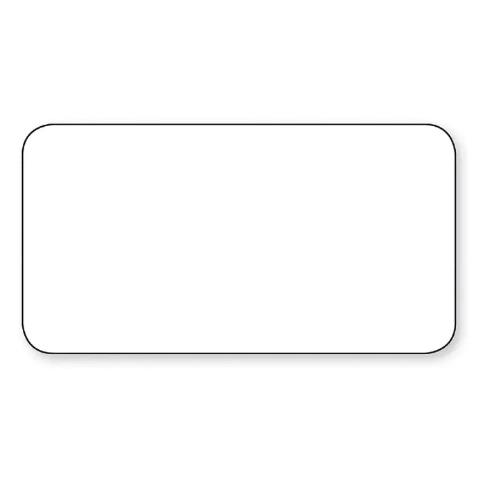 Day Mark IT111064 1 x 1 DissolveMark Wht Blank Laser Lables-750 / CS