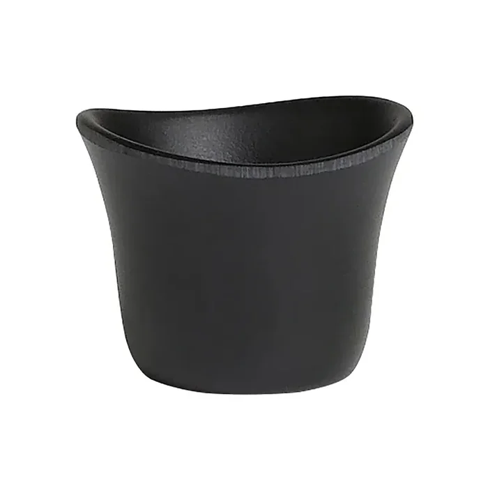 Delfin 7000DD019 Marisol Black 1-1/2 oz. Melamine Sauce Dish – 24 / CS