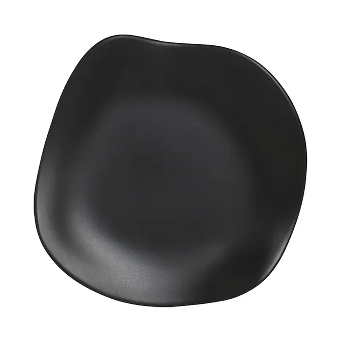 Delfin 7000DD026 Marisol Black 7.25″ Melamine Plate – 12 / CS