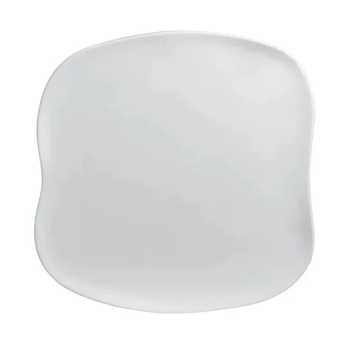 Delfin 7008DD008 Marisol White Square 15 in. Melamine Platter – 6 / CS
