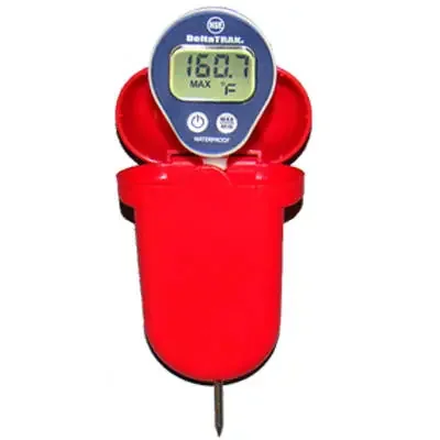 DeltaTrak® 12214 Dishwasher Thermometer Kit w/ ABS Waterproof Case