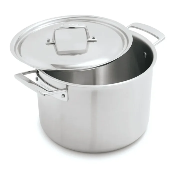 Demeyere Essential 5 8 qt Stock Pot, 18/10 Stainless Steel