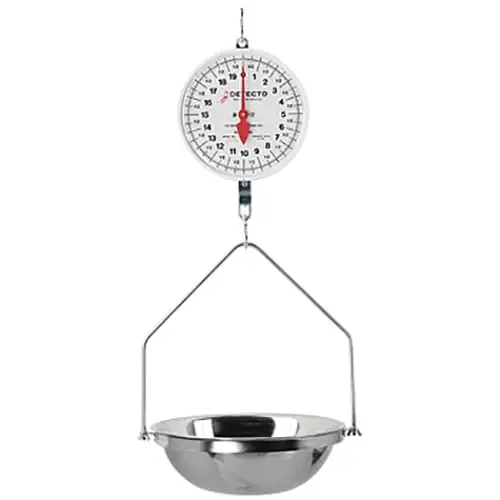 Detecto® MCS-20DF Double Dial 20 Lb. Hanging Fish Scale