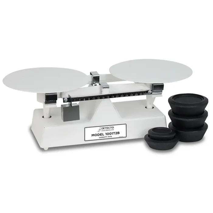 Detecto Scale 1001T2BNS Mechanical 32 Oz. x 1/2 Oz. 16 Lb Bakers Scale