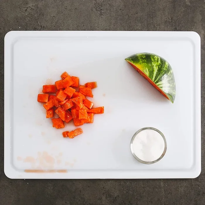 Dexas NSF Polysafe Cutting Board w/ Well, 15″x20″