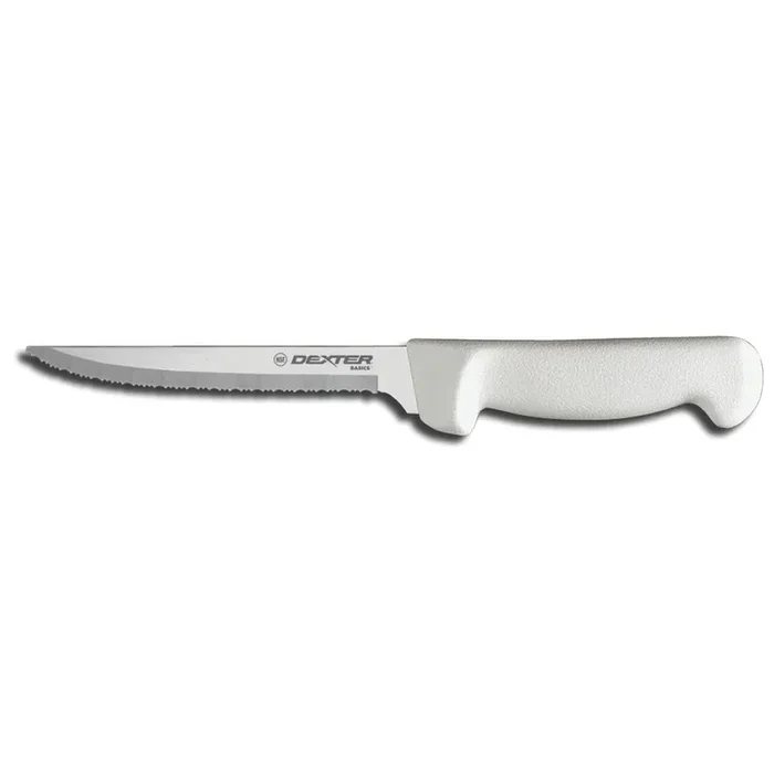 Dexter Russell P94847 Basics 6″ Utility Knife with White Handle