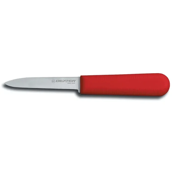 Dexter Russell S104R-PCP Sani-Safe Red Handle 3-1/4″ Paring Knife