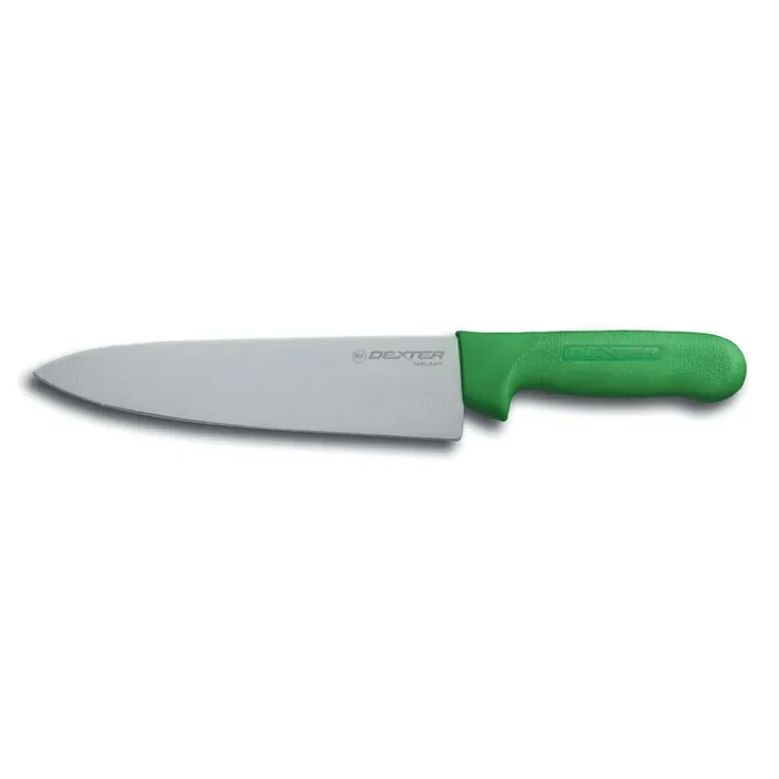 Dexter Russell S145-8G-PCP Sani-Safe Green Handle 8″ Cook‘s Knife