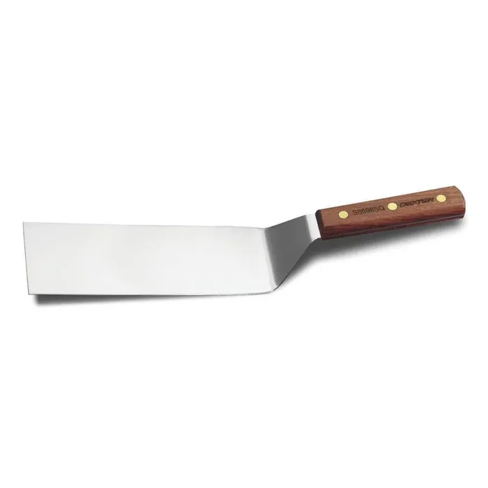 Dexter Russell S8698SQ-PCP Wood Handle 8″ Squared Hamburger Turner