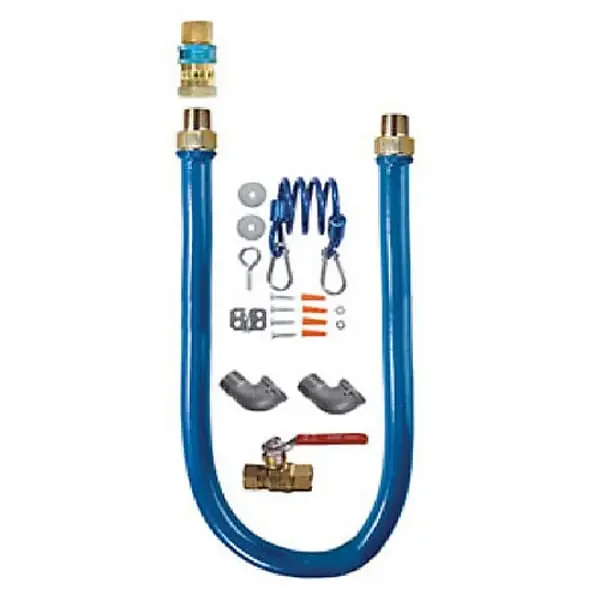 Dormont 1650KIT48 48″ x 0.5″ Gas Connector Kit With 2 Elbows