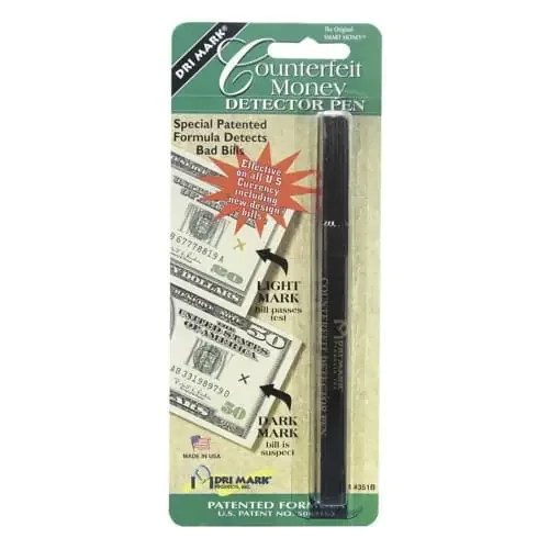 Dri Mark DRI351B1 U.S. Counterfeit Money Detector Pen