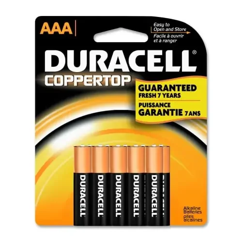 Duracell DURMN2400B10Z Alkaline AAA Batteries – 10 / PK