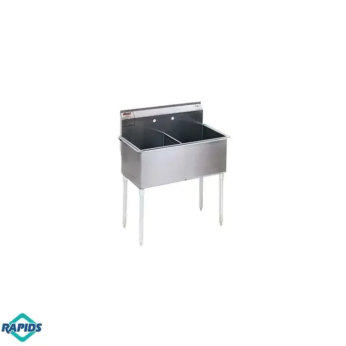 Eagle 2136-2-16/4 Two Compartment Utility Kitchen Sink (37″ Wide)