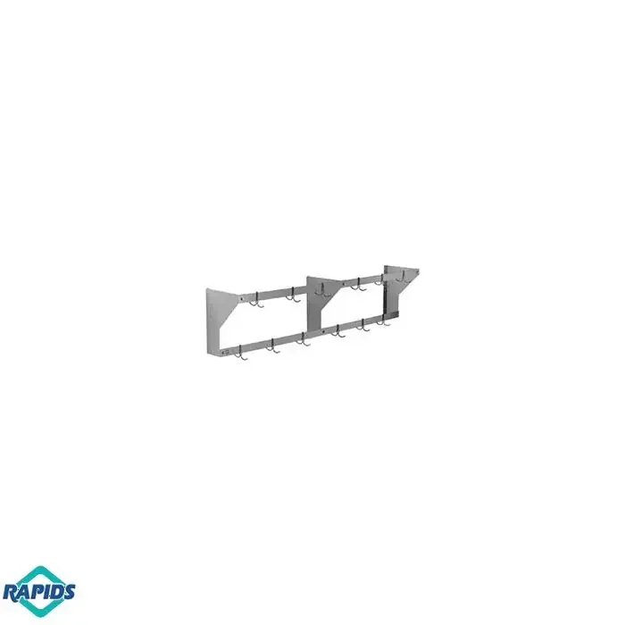Eagle 48″ Wall Mount Pan Rack, Aluminum