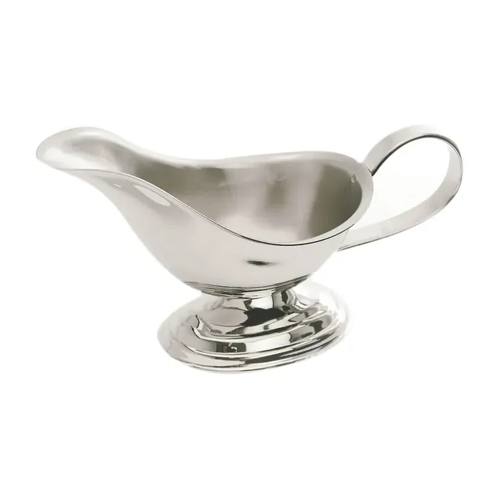Eastern Tabletop 7681 Stainless Steel 8 Ounce Gravy Boat