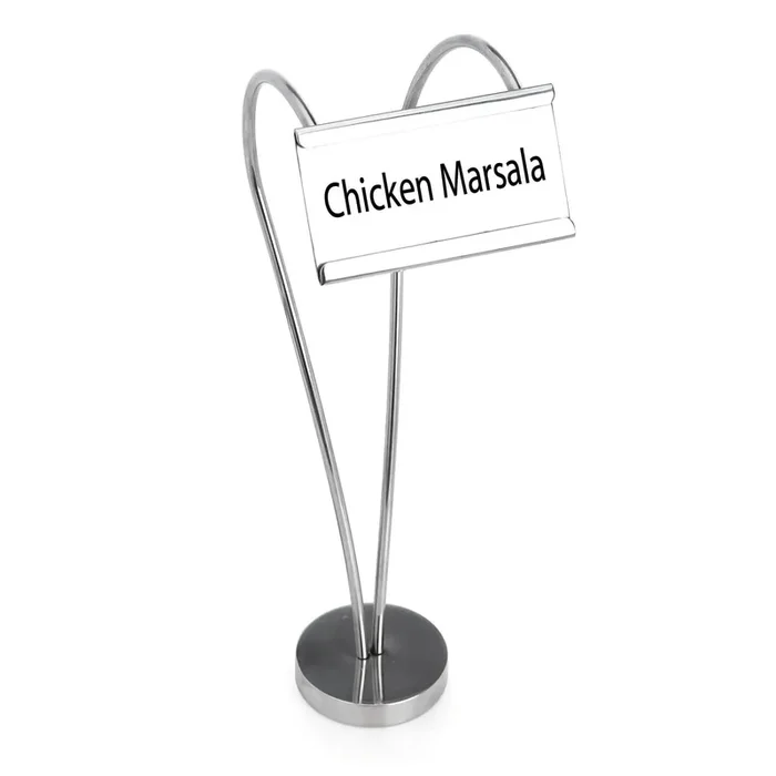 Eastern Tabletop 9595 Stainless Steel 8.5″ Menu Stand