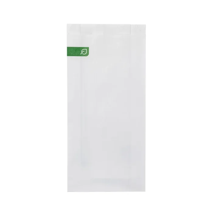 Eco Products EP-SLVBAG48 White 1Lb 4 x 8 Pinch Bottom Bag – 1000 / CS