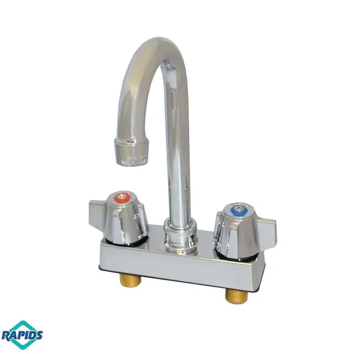 Economy Deck Mount Sink Faucet 3-1/2″ Spout