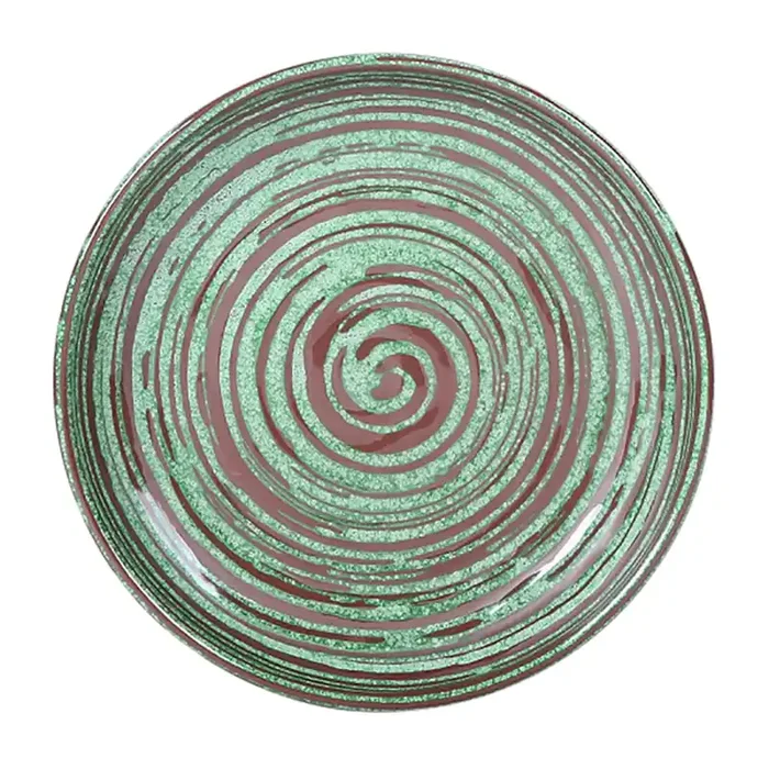 EGS B395099-SDG Stardust Green 9″ Round Coupe Plate – 6 / CS