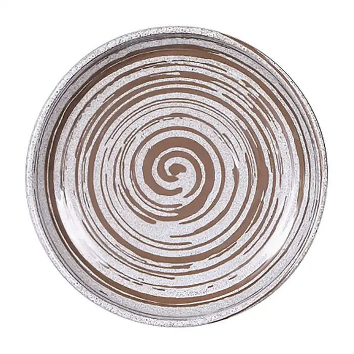 EGS B398071-SDW Stardust White 7″ Round Coupe Plate – 6 / CS