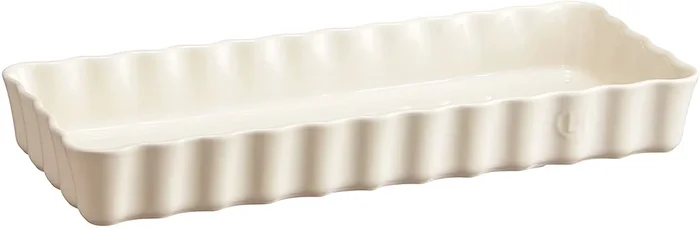 Emile Henry Slim Rectangular Tart Dish, Small 6″ x 14″ – 1.7 qt