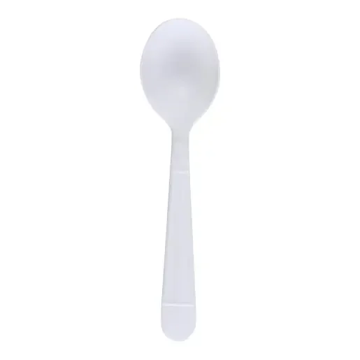 Empress E187004 Soupspoon White Wrapped Heavy Weight Polypropylene