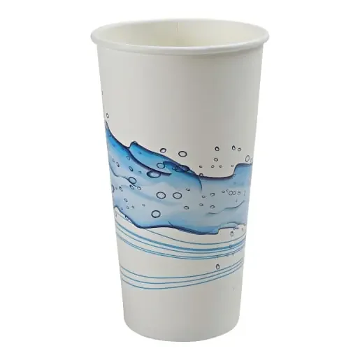 Empress ECC32-P Paper Cold Cup 32 oz , “Cool Wave” Stock Print