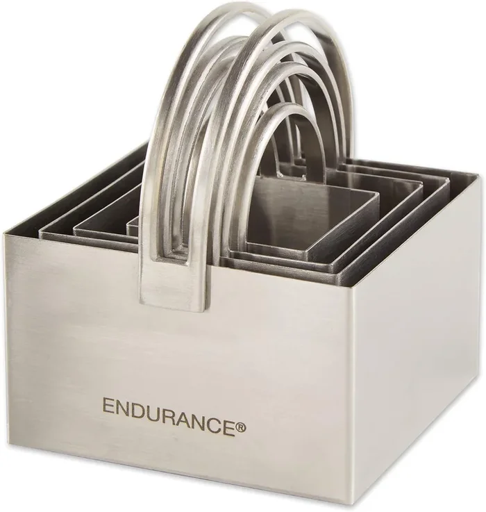 Endurance Square Biscuit Cutter – Rippled (Set of 4)