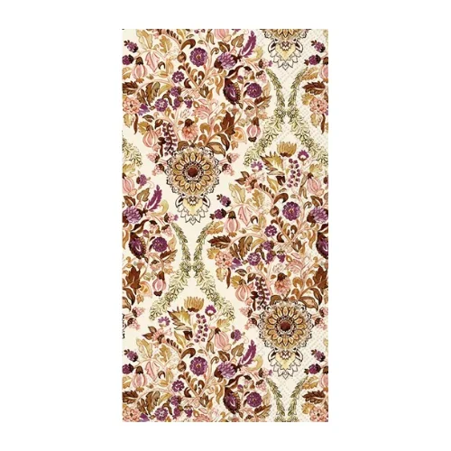 Ensemble de 16 serviettes de table en papier Fleurs 13x16po