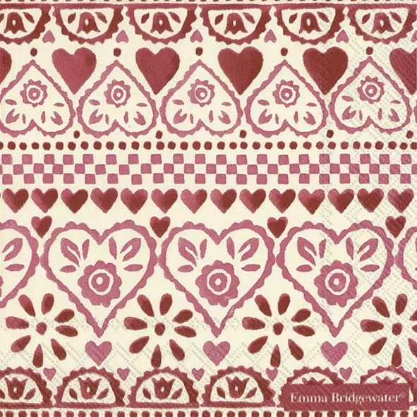 Ensemble de 20 serviettes de table en papier Sampler