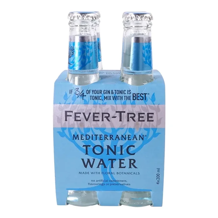 Ensemble de 4 bouteilles Eau tonique méditerranéenne – Fever Tree