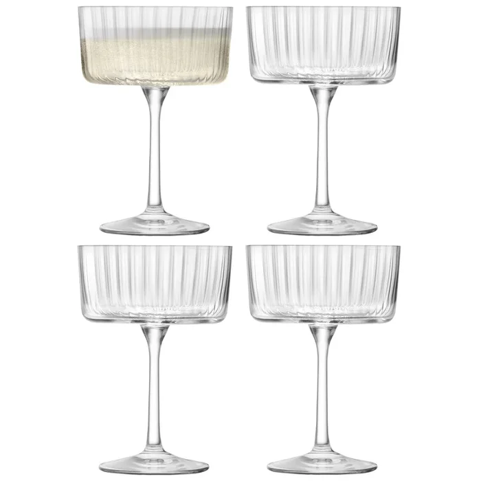 Ensemble de 4 verres à cocktail/champagne 230 ml