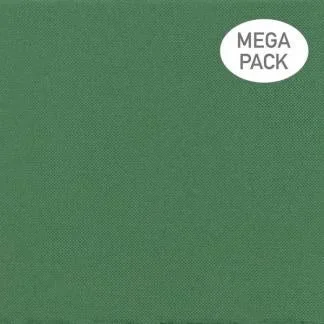 Ensemble de 40 serviettes de table en papier Vert forêt