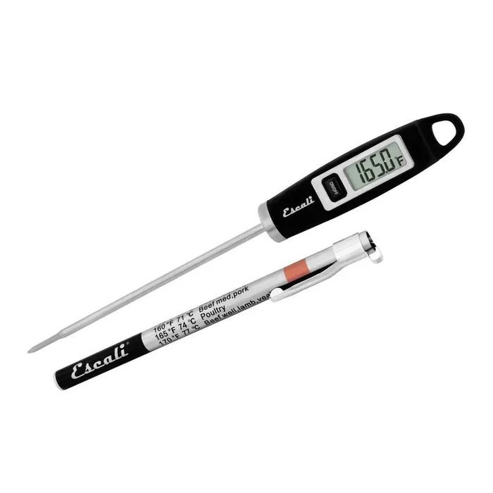 Escali Gourmet Digital Thermometer – Black (NSF Certified)
