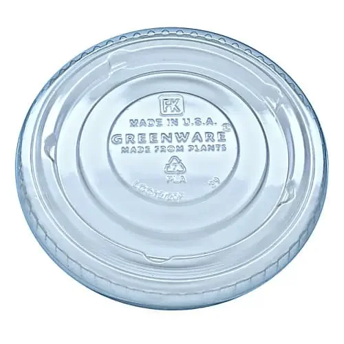 Fabri-Kal® 9509127 Greenware® Clear Flat Lid – 1000 / CS